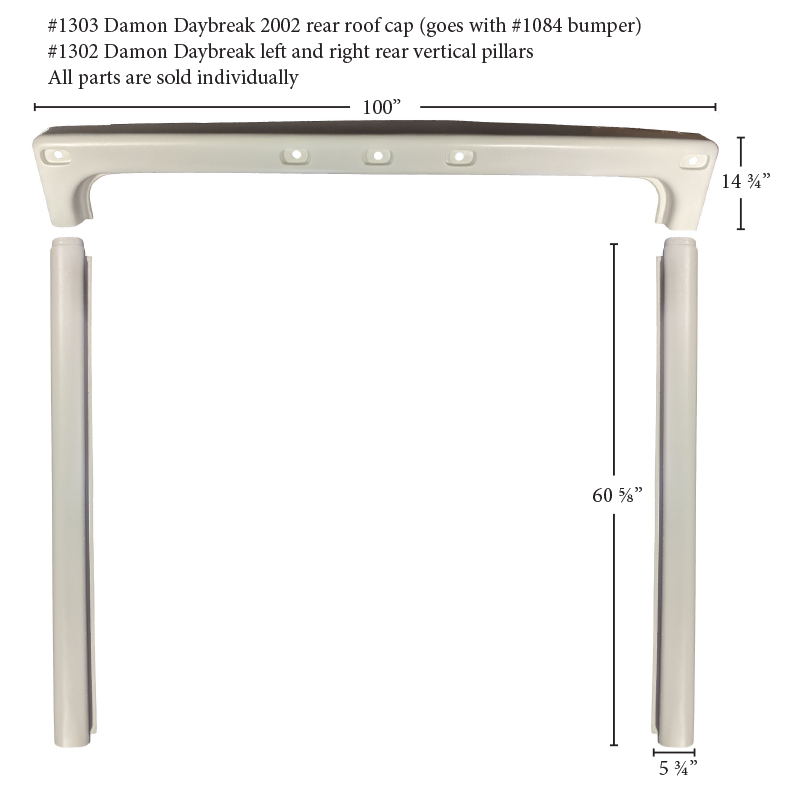 1128 Weekend Warrior Front Roof Cap