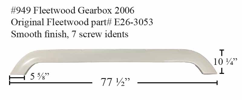 786abs Fleetwood Rv Plastic Tandem